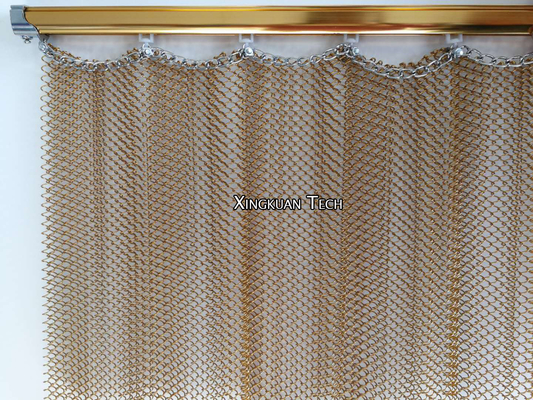 Décoration décorative accrochante de Mesh Curtain Drapery For Interior en métal