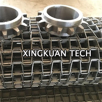 Fil plat Mesh Carbon Steel Stainless Steel de bande de conveyeur pour la machine de bande de conveyeur